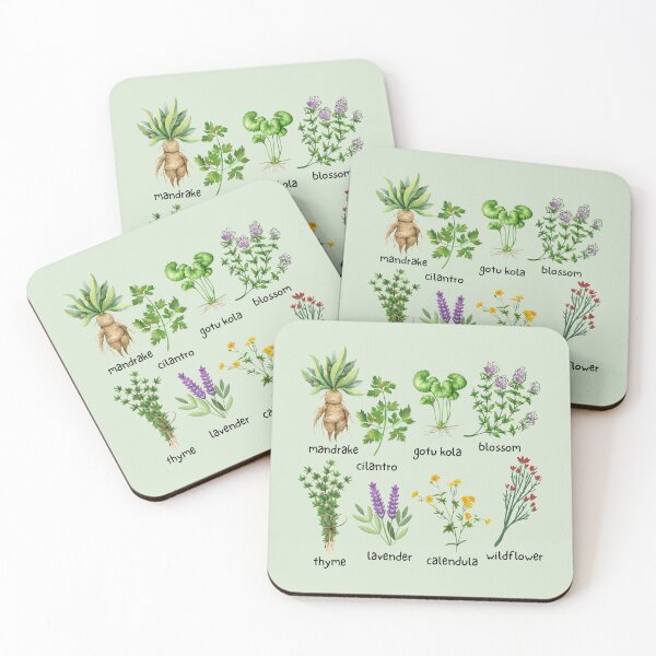 Item preview, Herbs and Healing Plants - Herbalist - Illustration Collection designed and sold by ZenReiArt.