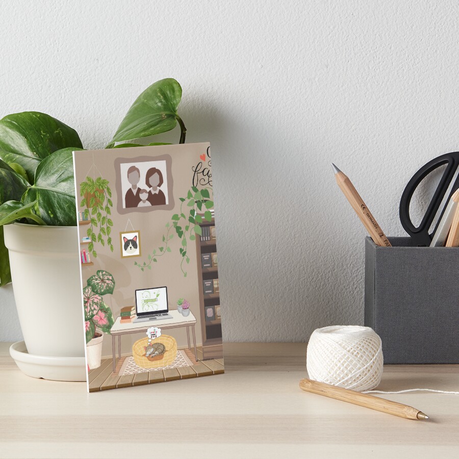Item preview, Art Board Print designed and sold by TheLoadingPetal.