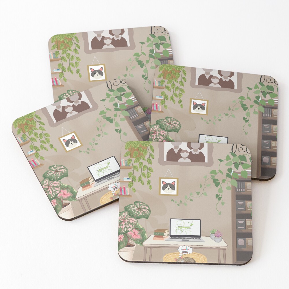 Item preview, Coasters (Set of 4) designed and sold by TheLoadingPetal.