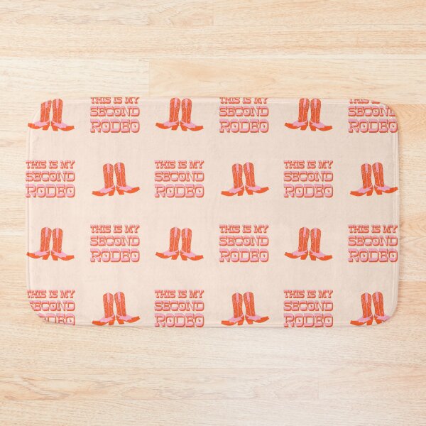 Item preview, This is my second rodeo (pink and orange old west letters + cowboy/cowgirl boots) designed and sold by Ofeefee.