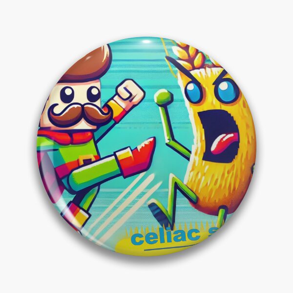 Item preview, Retro Gluten Hero designed and sold by Zero-Crumb-Zone.