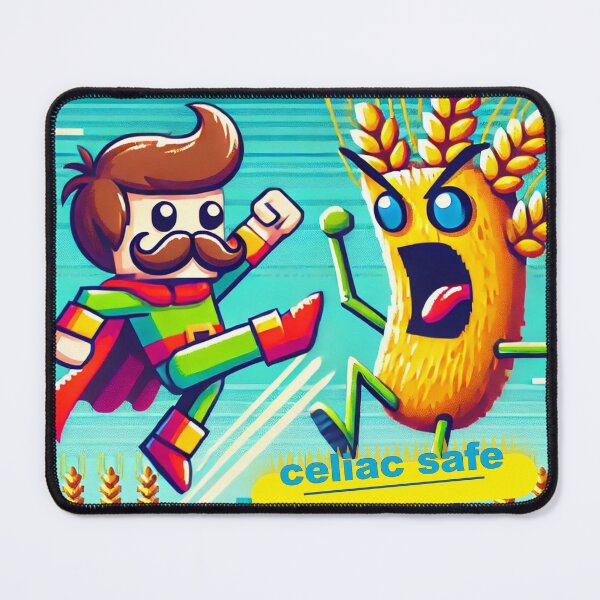 Item preview, Retro Gluten Hero designed and sold by Zero-Crumb-Zone.