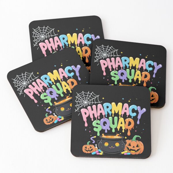 Item preview, Pharmacy Squad Halloween Shirt, Vibes For Pharmacists Crew Tee, Funny Halloween Shirt designed and sold by May K Studio Design.