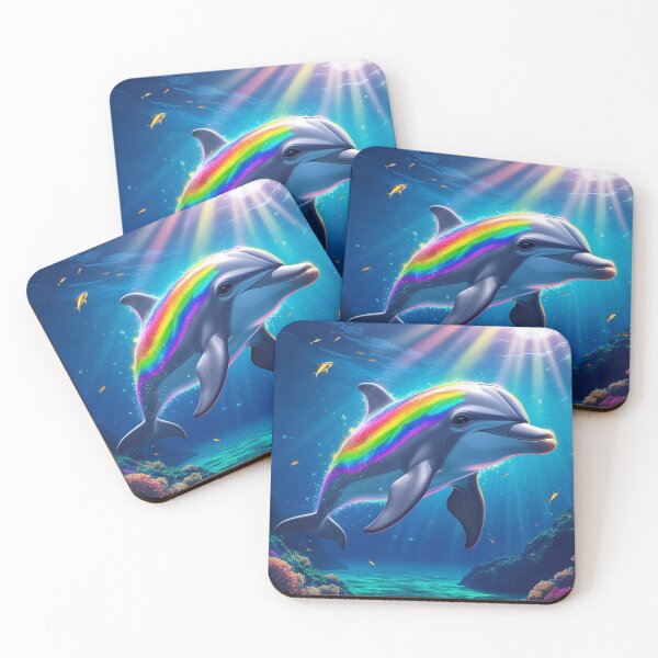 Item preview, Rainbow Dolphin designed and sold by Whale & Dolphin Wisdom Retreats.