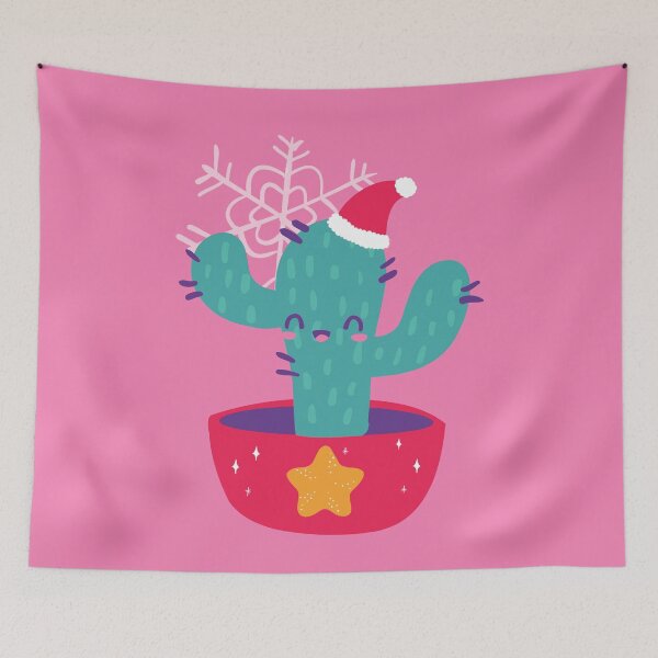 Item preview, ugly christmas cactus southwest desert snowflakes winter  designed and sold by Gossip Rag.