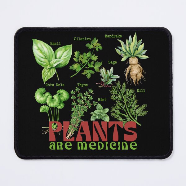 Item preview, Plants are Medicine-Herbalist Herbalism-Sayings-Illustration Pack designed and sold by SpartanDStore.