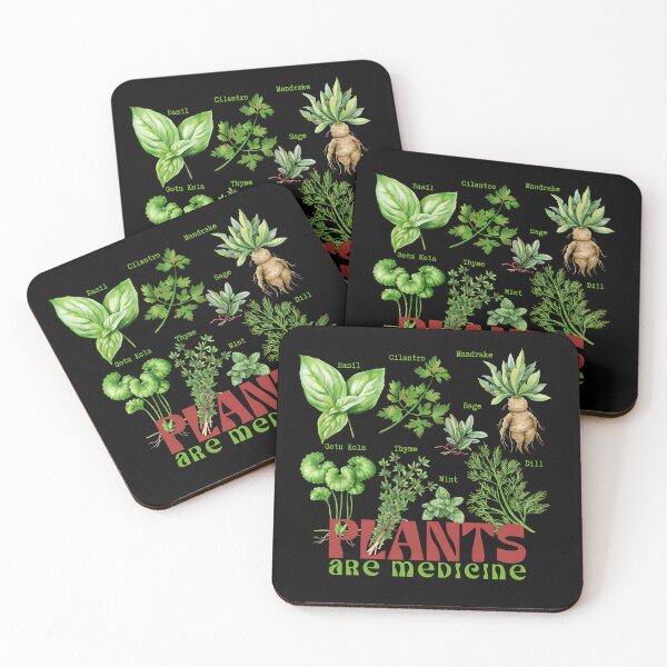 Item preview, Plants are Medicine-Herbalist Herbalism-Sayings-Illustration Pack designed and sold by ZenReiArt.