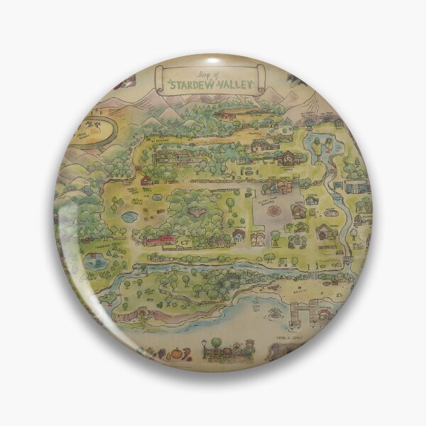 Item preview, Stardew Valley Map Atlas designed and sold by Gautamaa.