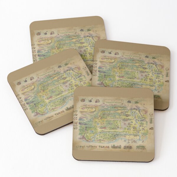 Item preview, Stardew Valley Map Atlas designed and sold by Gautamaa.