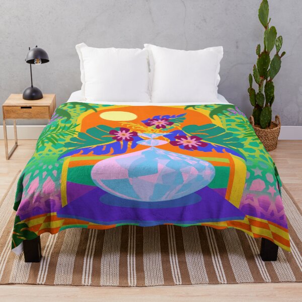 Item preview, Tropical Bungalow Moon Light Doorway Scene designed and sold by Sharon Schwalbe.