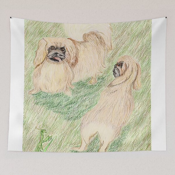 Item preview, The Pekingese And The Praying Mantis designed and sold by pinkyjainpan.