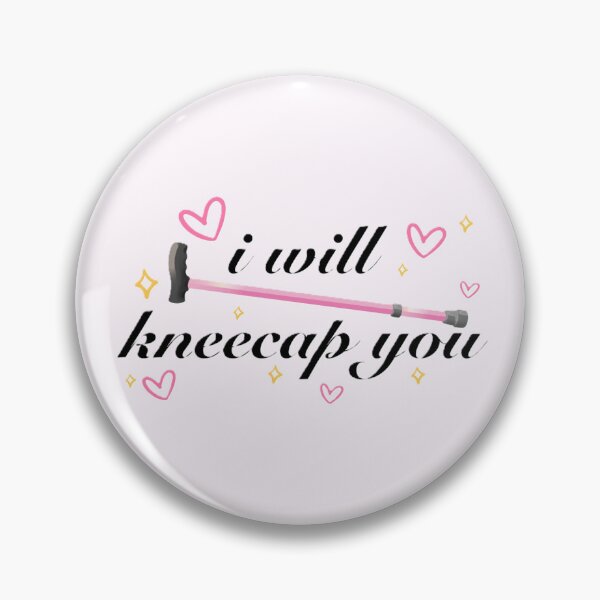 Item preview, i will kneecap you <3 sparkle designed and sold by hyecurls.