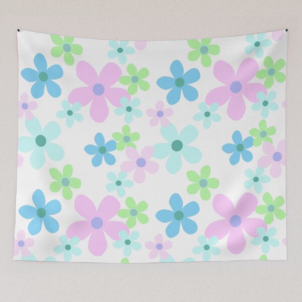 Item preview, Pastel Floral Daisies Seamless Repeat designed and sold by Sharon Schwalbe.