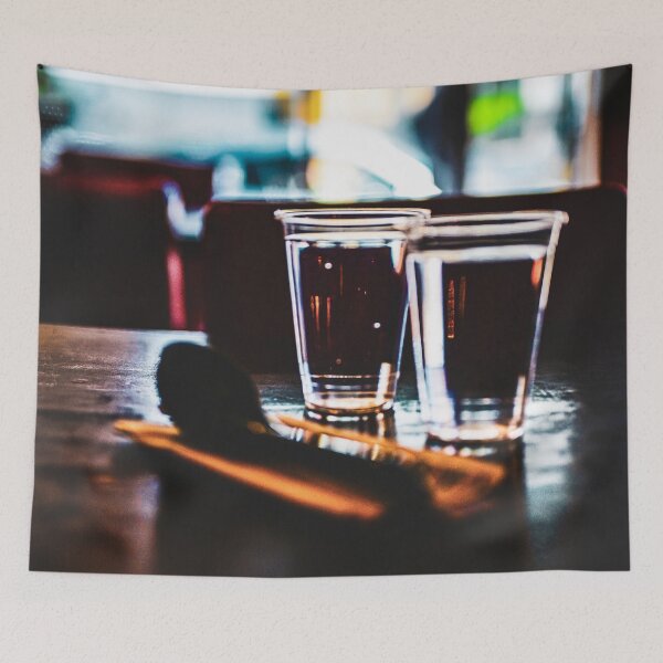 Item preview, Two Glasses, One Story designed and sold by BingxiStudio.