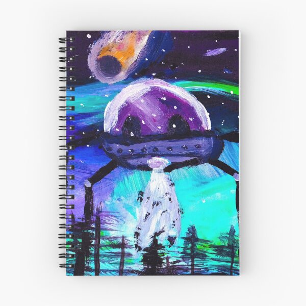 Aperçu de l'œuvre Alien Invasion Peinture créée et vendue par PaintEtchDesign.