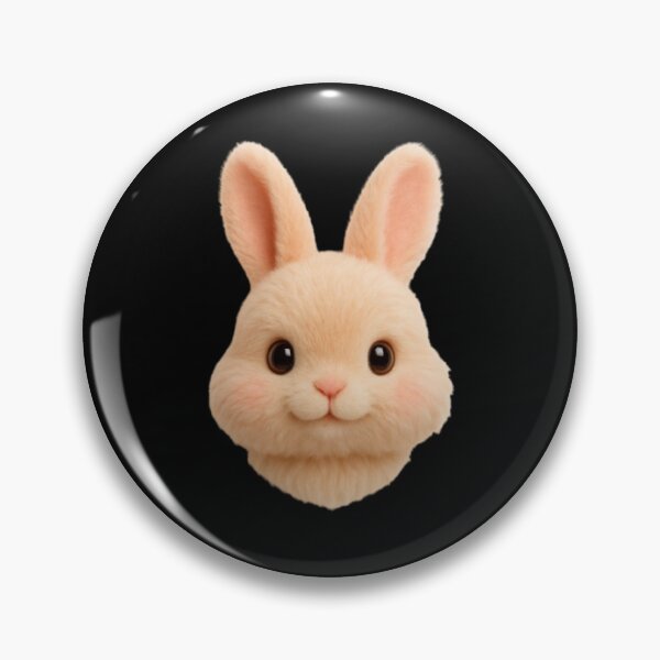Item preview, Cute Rabbit Head Doll designed and sold by FLATVAC STICKER.