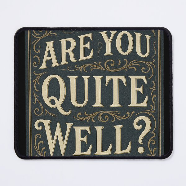Item preview, Are You Quite Well? | Ornate Gilded Age Quote T-Shirt & Gifts designed and sold by Zippitydodads.