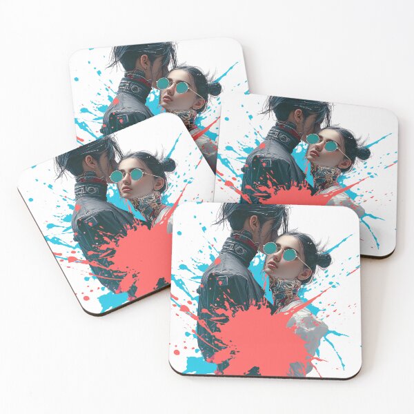 Item preview, Cybernetic Lovers in Paint Chaos designed and sold by pkvorakorn.