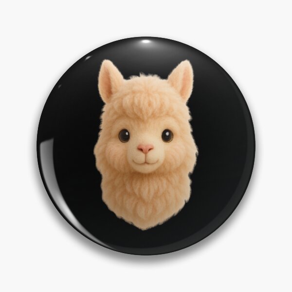 Item preview, Cute Alpaca Head Doll designed and sold by FLATVAC STICKER.
