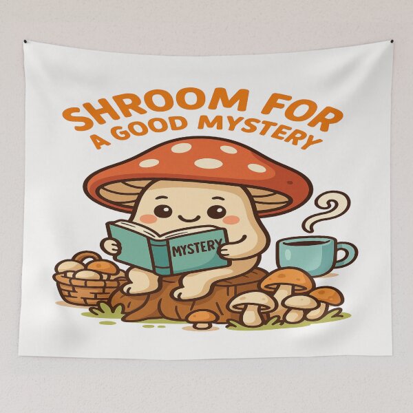 Item preview, Shroom for a Good Mystery – Reading PA Funghi Reads designed and sold by Globalcitytees.