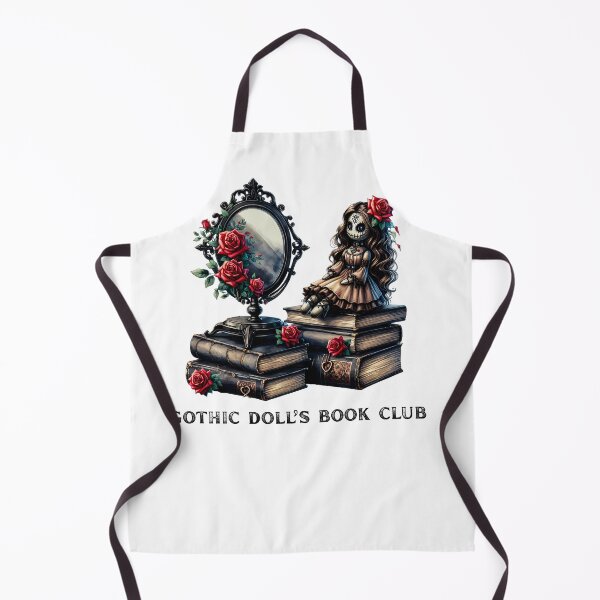 Item preview, Gothic Doll’s Book Club Home Decor | Vintage Books & Spooky Mirror Accessories designed and sold by Compass and a Camera.