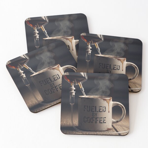 Item preview, Fueled by Coffee designed and sold by ES Dark & Funny.