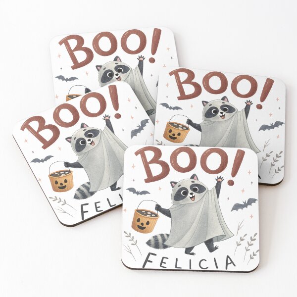 Item preview, Boo Raccoon Ghost – Funny Halloween Tee designed and sold by zakahero.