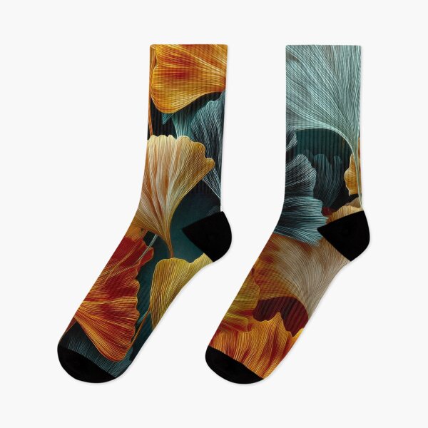Item preview, Gatsby-era autumn Ginkgo leaves  designed and sold by scicilysimonee.