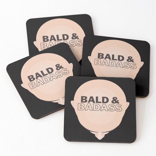 Item preview, Bald & Badass Tee, Baldness Pride Shirt, Unisex T-Shirt, Men's Tee, Bald Head Gift, Shaved Head Top designed and sold by Orens POD.