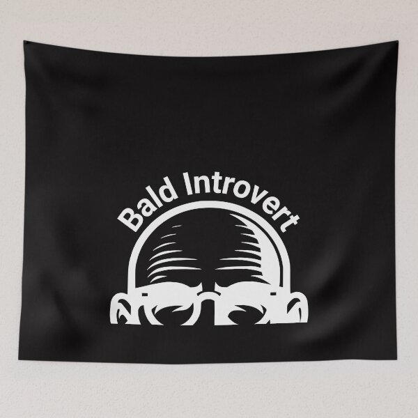 Item preview, Bald Introvert Tee, Baldness Pride Shirt, Shy Humor Top, Unisex T-Shirt, Introvert Gift, Baldness Awareness designed and sold by Orens POD.