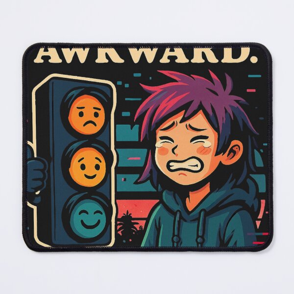 Item preview, Born to Be Awkward – Forced to Socialize designed and sold by FunnySignalStudio.