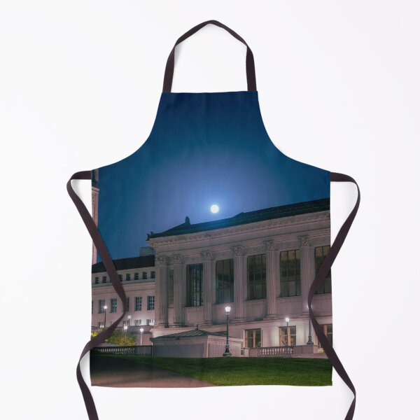 Item preview, Moonlit Sather Tower and Doe Memorial Library designed and sold by BingxiStudio.