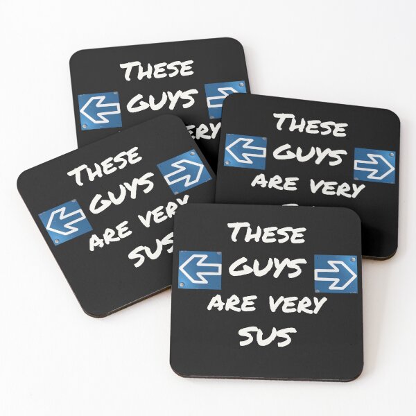 Item preview, These Guys Are Very Sus – Funny Gamer Meme Design designed and sold by Jho251981.