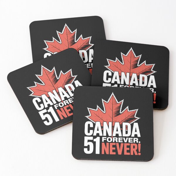 Item preview, Never 51st State Canada Foreve 51 Never Canada Flag designed and sold by Sunset4Bones.