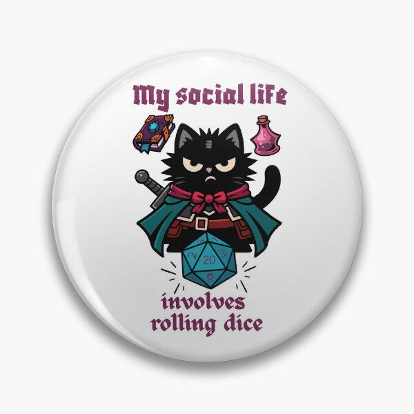 Item preview, Grumpy RPG Cat Funny Gamer D20 Dice Gaming Design designed and sold by IAPICTURE.