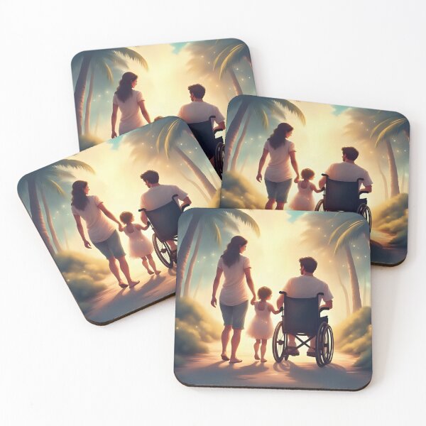 Item preview, Together on the Road: Wheelchair-bound Dad designed and sold by CeciliaGomezArt.