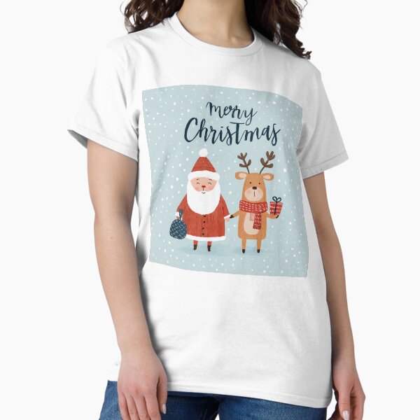 Item preview, Santa Claus And Deer designed and sold by Rtymer.