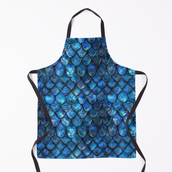 Item preview, Blue Dragon Scale Pattern – Fantasy Reptile Texture Design designed and sold by ArgentoArt.