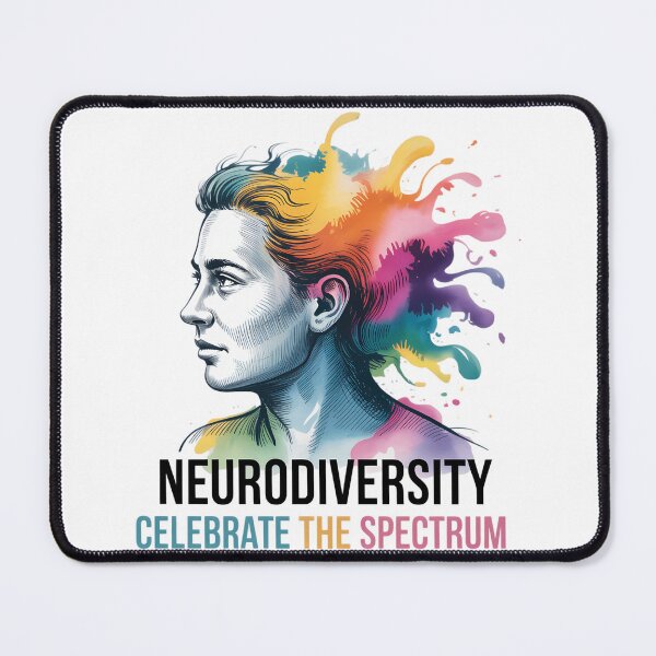 Item preview, Neurodiversidad Cerebro Conciencia del autismo TEA TDAH Celebra el espectro designed and sold by blueyeeti.
