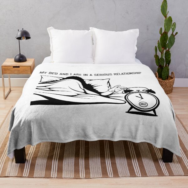 Item preview, My Bed and I - A Serious Relationship Humor designed and sold by AV.