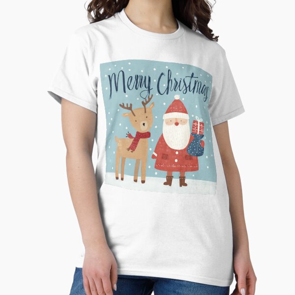 Item preview, Santa Claus And Deer designed and sold by Rtymer.