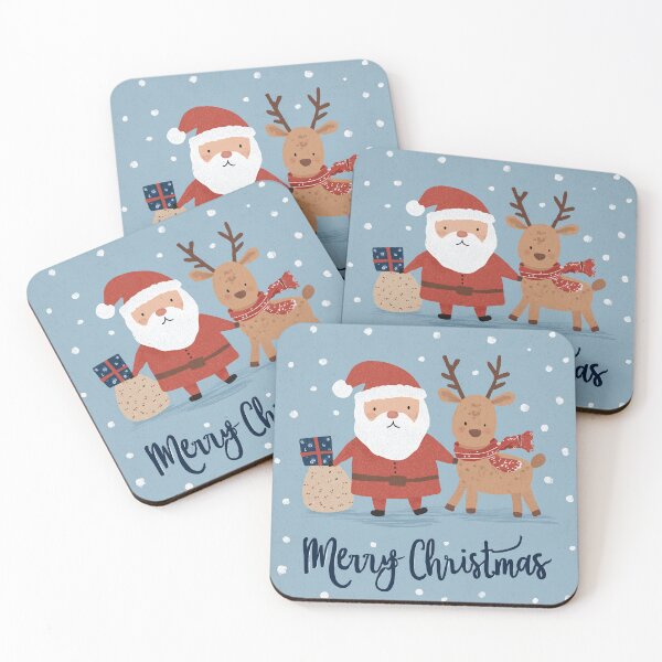 Item preview, Santa Claus And Deer designed and sold by Rtymer.