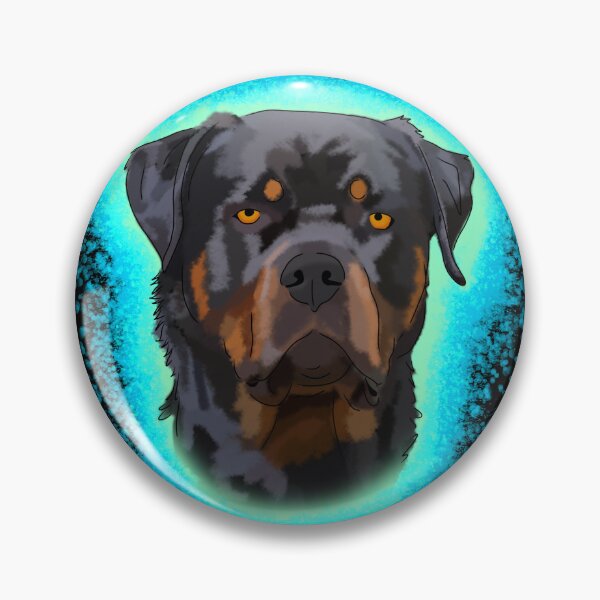 Item preview, Light Blue Paint Splash Rottweiler designed and sold by DawnCatcher20.