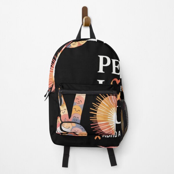 Item preview, Peace Loves cure ADHD awareness designed and sold by blueyeeti.