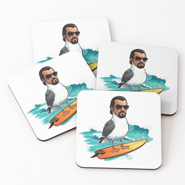 Item preview, Steven Seagull Surfing The Sea designed and sold by Pattern Unhinged.