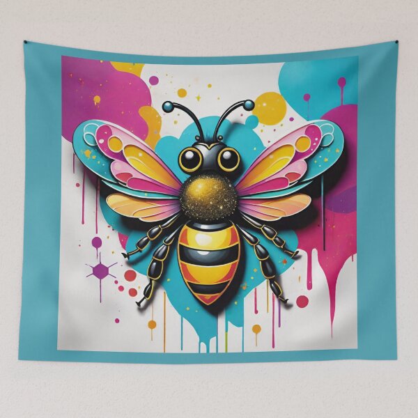 Item preview, vibrant bee symphony  designed and sold by JLeonardoArt.