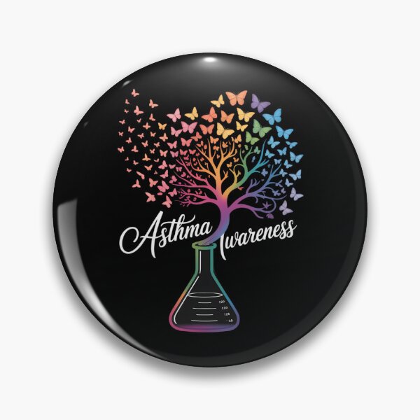 Item preview, Tree Ribbon Asthma Awareness designed and sold by blueyeeti.