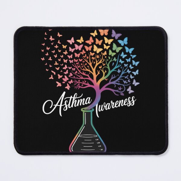 Item preview, Tree Ribbon Asthma Awareness designed and sold by blueyeeti.