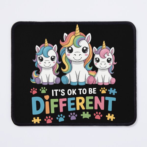 Item preview, Unicorn Autism Awareness It’s Ok To Be Different designed and sold by blueyeeti.