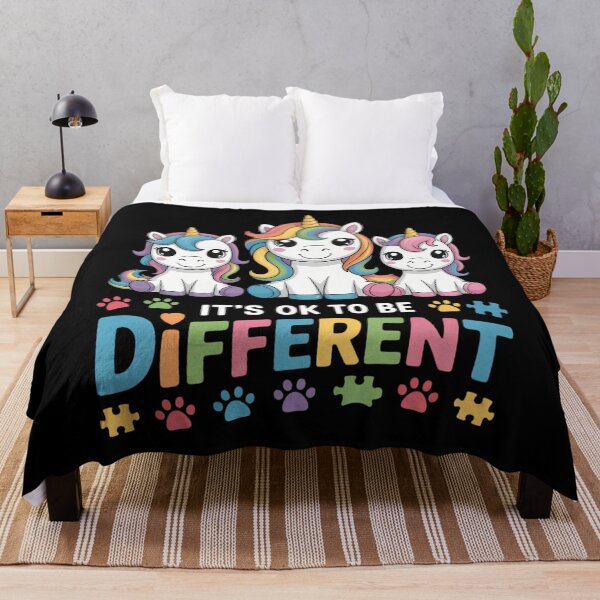 Item preview, Unicorn Autism Awareness It’s Ok To Be Different designed and sold by blueyeeti.